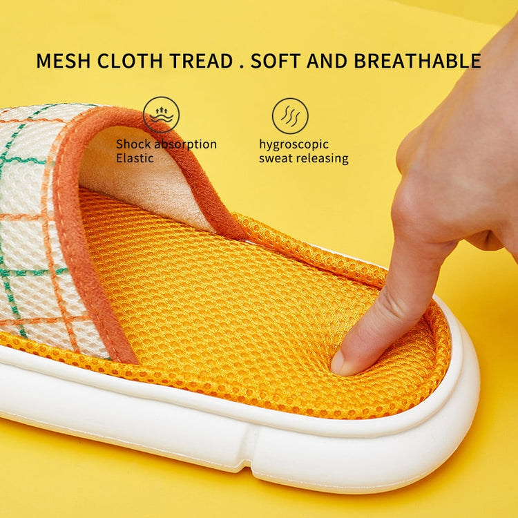 Mesh cloth Platform Soft EVA Slipper