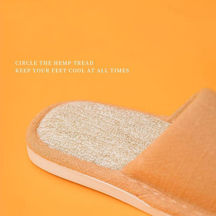 Japanese Comfort Cotton Hemp Indoor Slippers