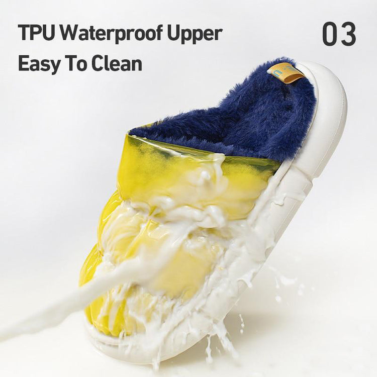 TPU Waterproof Winter Cyberpunk space Slippers